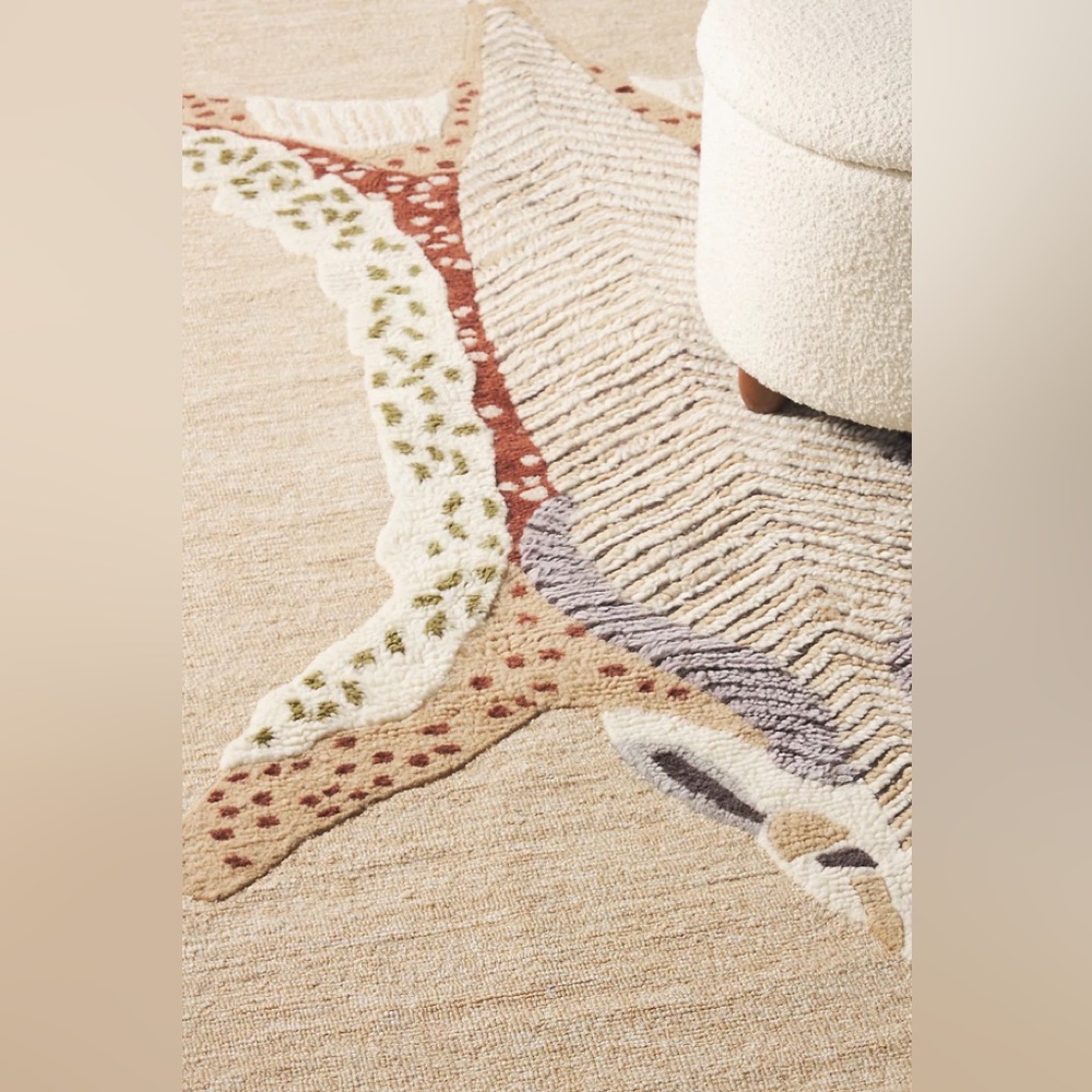 Anthropologie Hand-Tufted Panthera Wool Rug - Picture 2 of 12